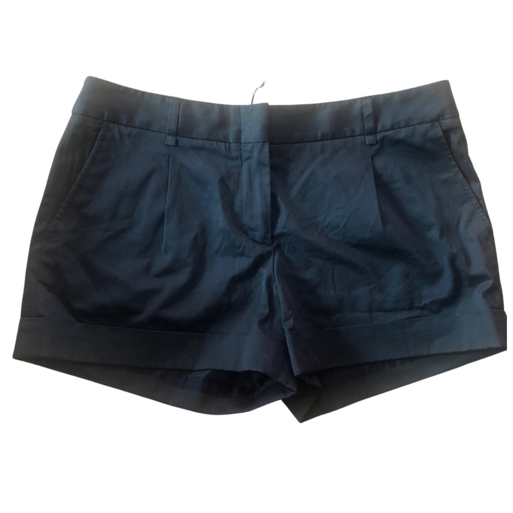NEW BCBG MAXAZRIA blue shorts cuffed